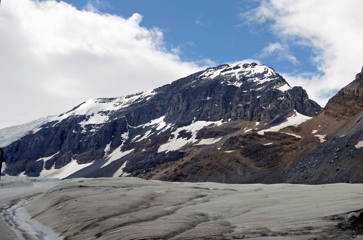 07 Snow Dome From Athabasca Glacier In Summer From Columbia Icefield